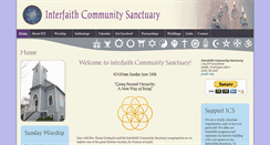 Desktop Screenshot of interfaithcommunitysanctuary.org